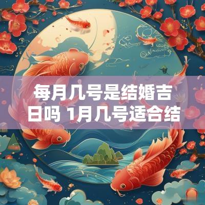每月几号是结婚吉日吗 1月几号适合结婚