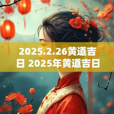 2025.2.26黄道吉日 2025年黄道吉日查询结果