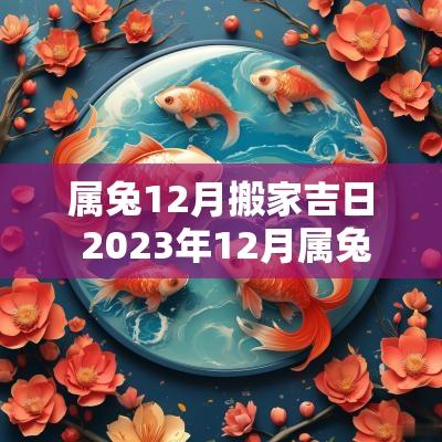属兔12月搬家吉日 2025年12月属兔搬家吉日