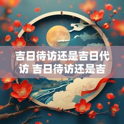 吉日待访还是吉日代访 吉日待访还是吉日代访好