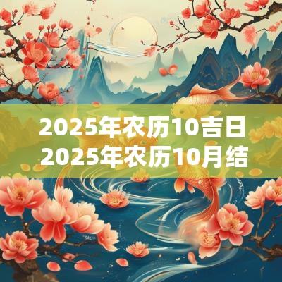 2025年农历10吉日 2025年农历10月结婚黄道吉日