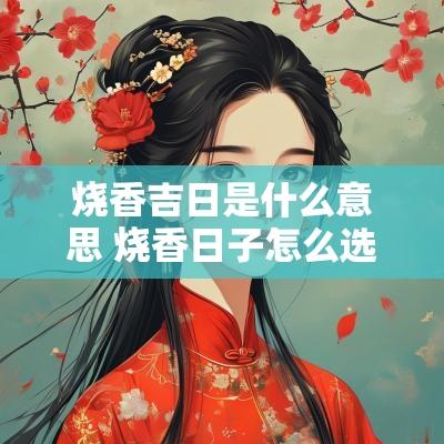 烧香吉日是什么意思 烧香日子怎么选