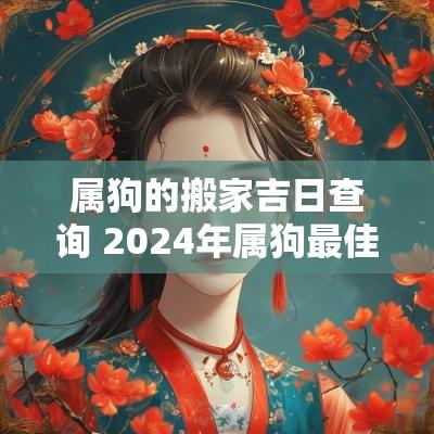 属狗的搬家吉日查询 2025年属狗最佳的搬家一览表