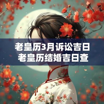 老皇历3月诉讼吉日 老皇历结婚吉日查询