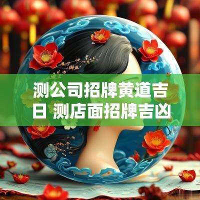 测公司招牌黄道吉日 测店面招牌吉凶