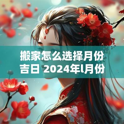 搬家怎么选择月份吉日 2025年l月份搬家黄道吉日