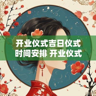 开业仪式吉日仪式时间安排 开业仪式几点为吉时