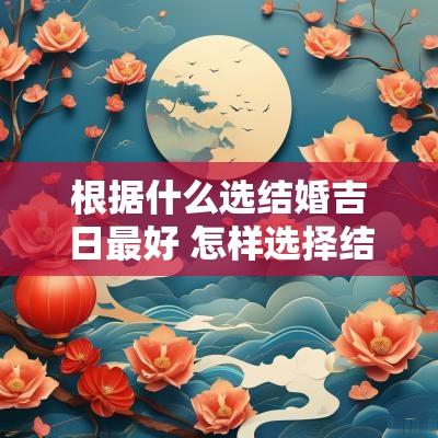 根据什么选结婚吉日最好 怎样选择结婚的吉日