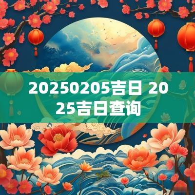 20250205吉日 2025吉日查询