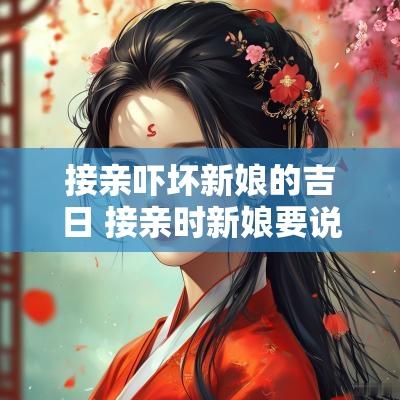 接亲吓坏新娘的吉日 接亲时新娘要说什么