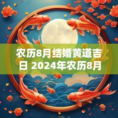 农历8月结婚黄道吉日 2025年农历8月结婚黄道吉日查询