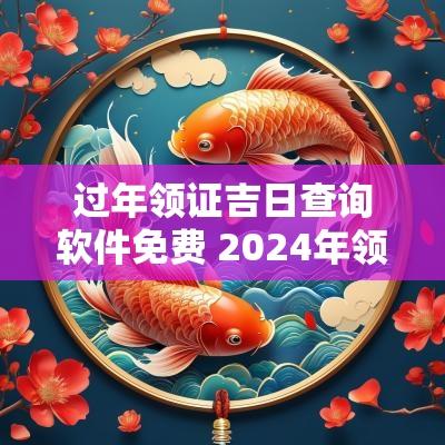 过年领证吉日查询软件免费 2025年领证日子吉日查询
