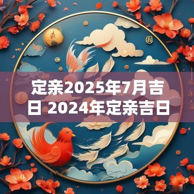 定亲2025年7月吉日 2025年定亲吉日一览表