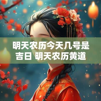 明天农历今天几号是吉日 明天农历黄道吉日查询
