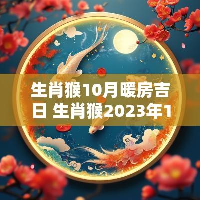 生肖猴10月暖房吉日 生肖猴2025年12月搬家吉日