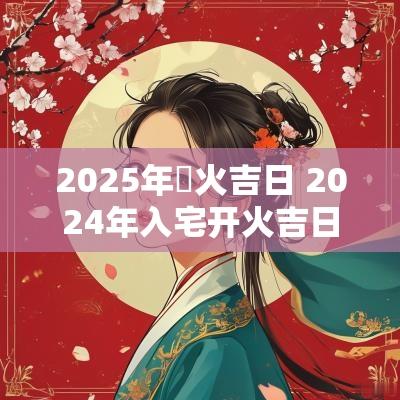 2025年開火吉日 2025年入宅开火吉日
