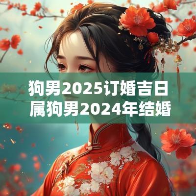 狗男2025订婚吉日 属狗男2025年结婚好不好