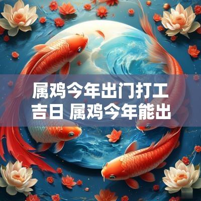 属鸡今年出门打工吉日 属鸡今年能出门打工吗