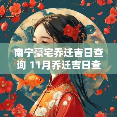 南宁豪宅乔迁吉日查询 11月乔迁吉日查询