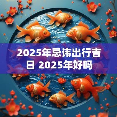 2025年忌讳出行吉日 2025年好吗