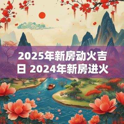 2025年新房动火吉日 2025年新房进火吉日