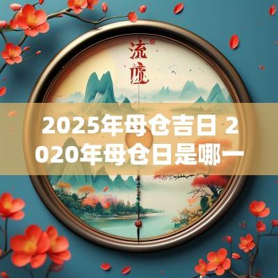 2025年母仓吉日 2025年母仓日是哪一天