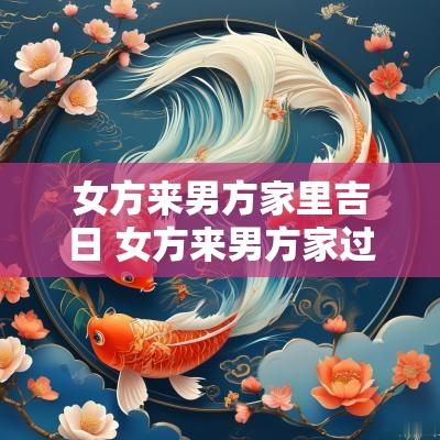 女方来男方家里吉日 女方来男方家过年几号就得来