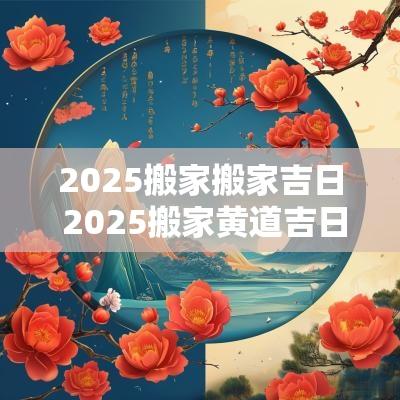 2025搬家搬家吉日 2025搬家黄道吉日