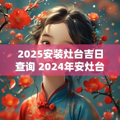 2025安装灶台吉日查询 2025年安灶台吉日一览表