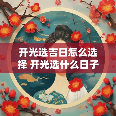 开光选吉日怎么选择 开光选什么日子好