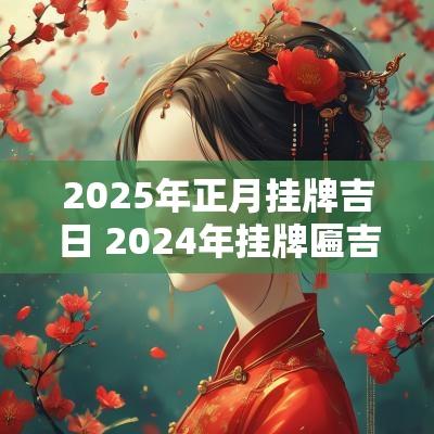 2025年正月挂牌吉日 2025年挂牌匾吉日吉时