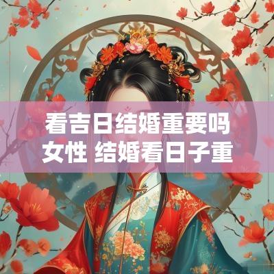 看吉日结婚重要吗女性 结婚看日子重要吗