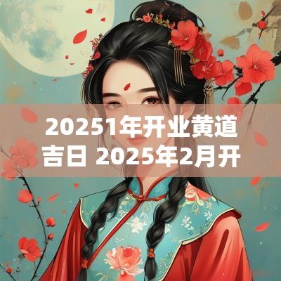 20251年开业黄道吉日 2025年2月开业黄道吉日