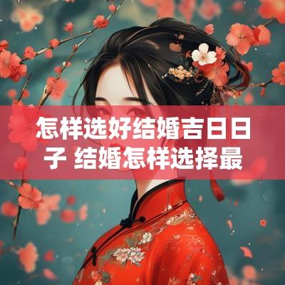 怎样选好结婚吉日日子 结婚怎样选择最好的日子