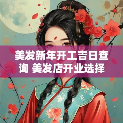 美发新年开工吉日查询 美发店开业选择什么日子好