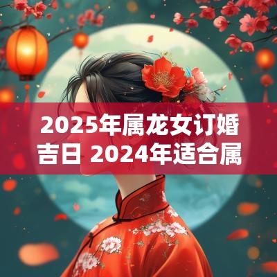 2025年属龙女订婚吉日 2025年适合属龙订婚的黄道吉日