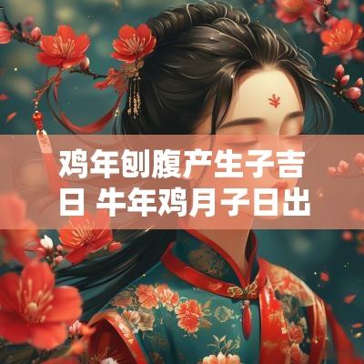 鸡年刨腹产生子吉日 蛇年鸡月子日出生的命运