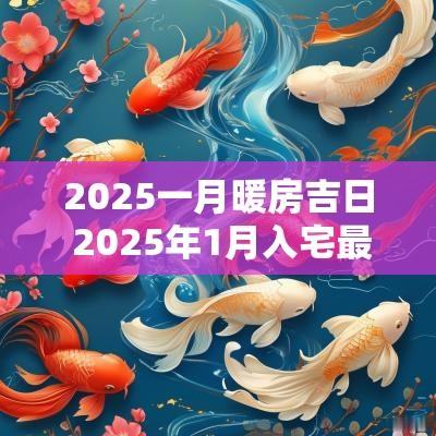 2025一月暖房吉日 2025年1月入宅最旺日子