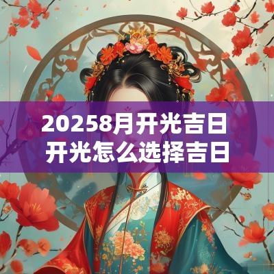 20258月开光吉日 开光怎么选择吉日