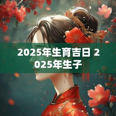 2025年生育吉日 2025年生子