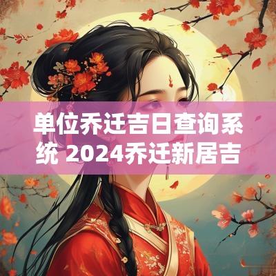 单位乔迁吉日查询系统 2025乔迁新居吉日查询表