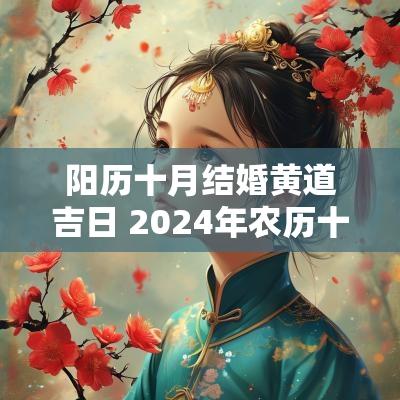 阳历十月结婚黄道吉日 2025年农历十月结婚黄道吉日