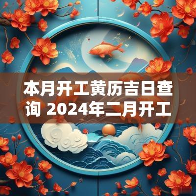 本月开工黄历吉日查询 2025年二月开工黄道吉日查询
