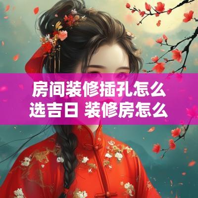 房间装修插孔怎么选吉日 装修房怎么样清理插座孔