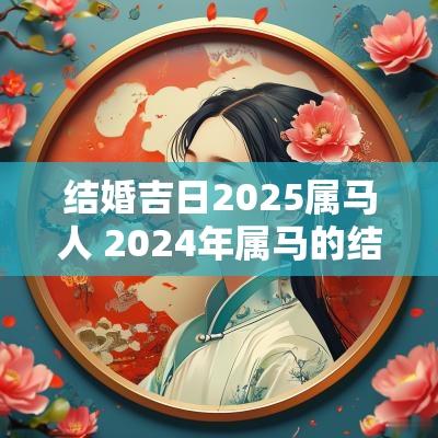 结婚吉日2025属马人 2025年属马的结婚黄道吉日