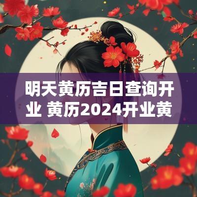 明天黄历吉日查询开业 黄历2025开业黄道吉日