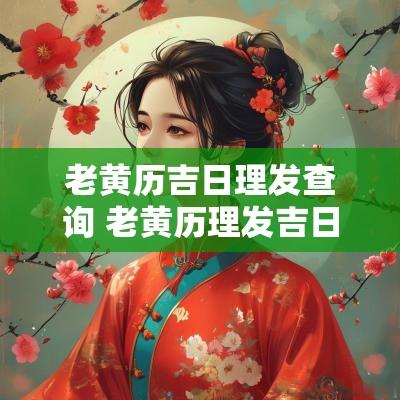 老黄历吉日理发查询 老黄历理发吉日2025