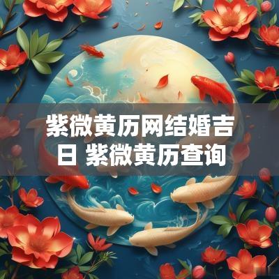 紫微黄历网结婚吉日 紫微黄历查询