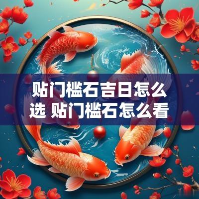 贴门槛石吉日怎么选 贴门槛石怎么看日子
