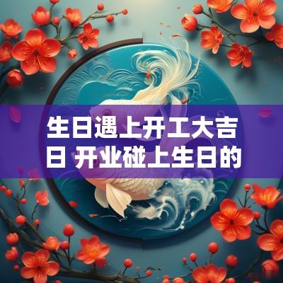 生日遇上开工大吉日 开业碰上生日的祝福语